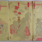 Toyohara Chikanobu "Court Ladies making western clothing"