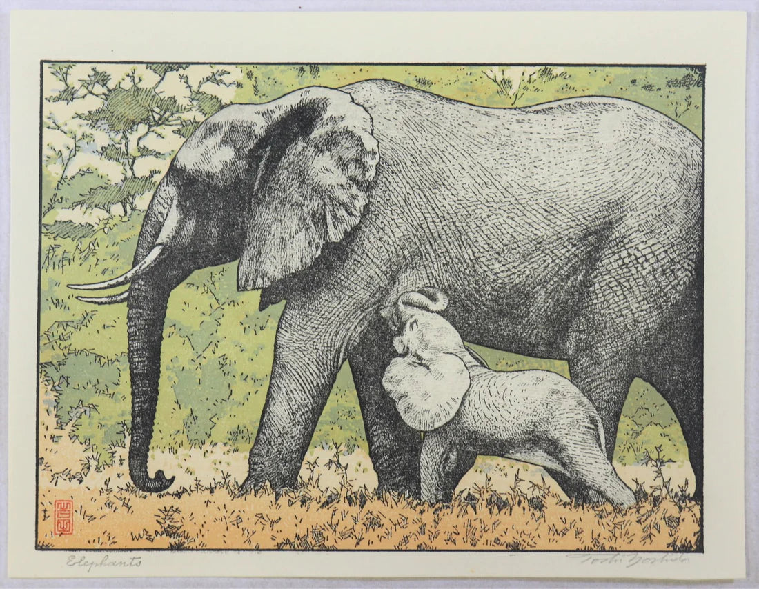 Yoshida Toshi "Elephants"
