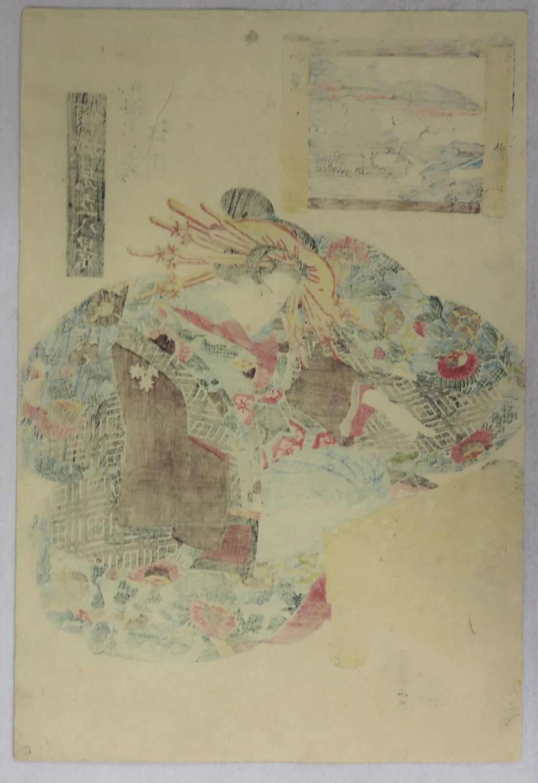 Kuniyasu "Courtesans compared to the Eight Views"