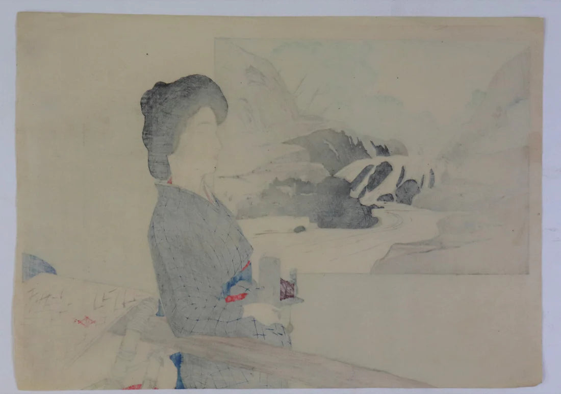 Toshimine Tsuitsui "Woman with a camera"