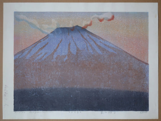 Hagiwara Hideo "Lingering Late at the End of the Day Thirty-six Fuji"