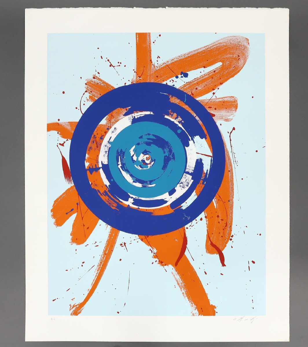 Shiraga Kazuo "Circle in Orange"