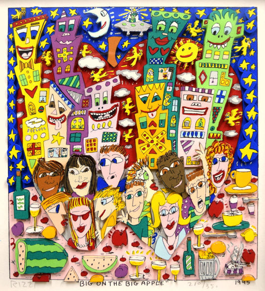 James Rizzi "BIG ON THE BIG APPLE"