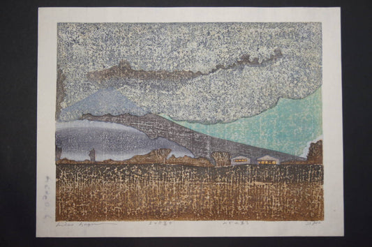 Hagiwara Hideo "36 Fuji, Sleet Coming"