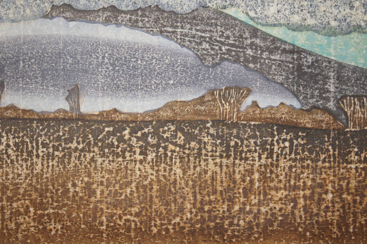 Hagiwara Hideo "36 Fuji, Sleet Coming"