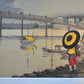 Kobayashi Kiyochika "Tokyo Shin-Ohashi Rain Chart"