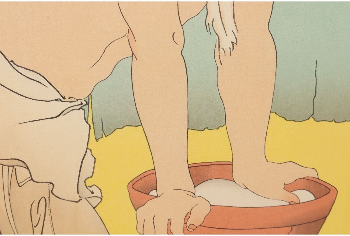 Paul Jaclay "The man kneading flour (Korea)"