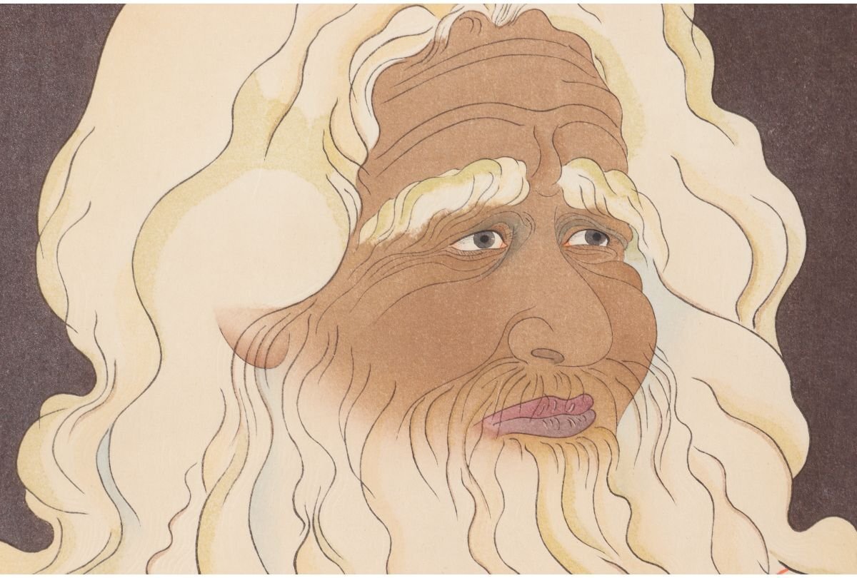 Paul Jaclay "Old Ainu chief"