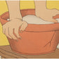 Paul Jaclay "The man kneading flour (Korea)"