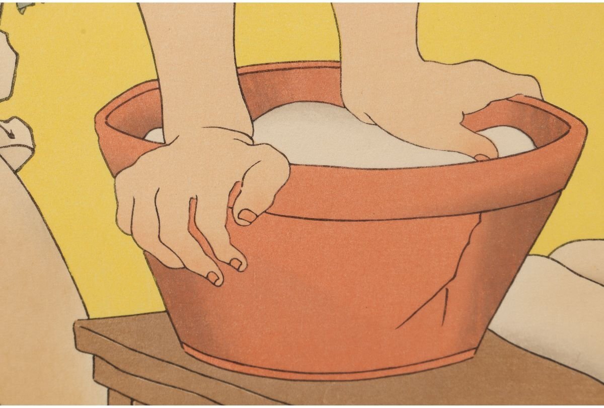 Paul Jaclay "The man kneading flour (Korea)"