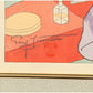 Paul Jaclay "Red painted mirror stand"