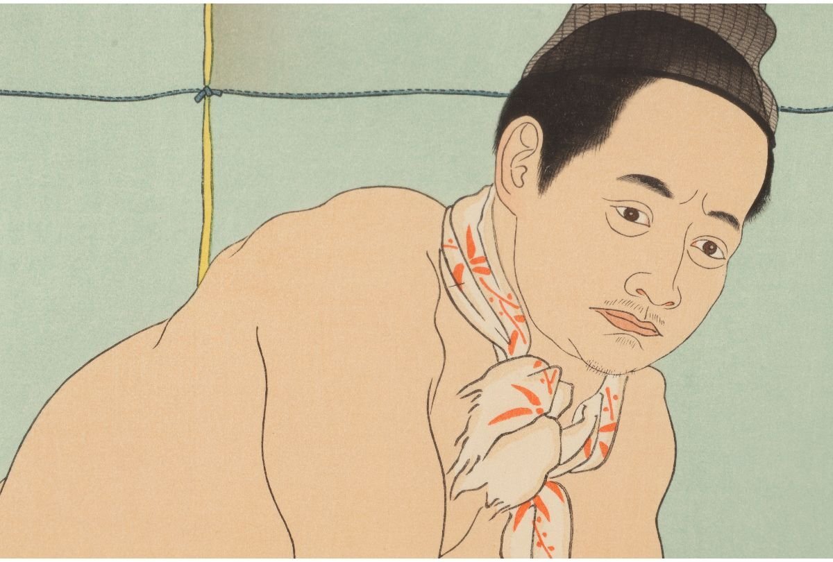 Paul Jaclay "The man kneading flour (Korea)"