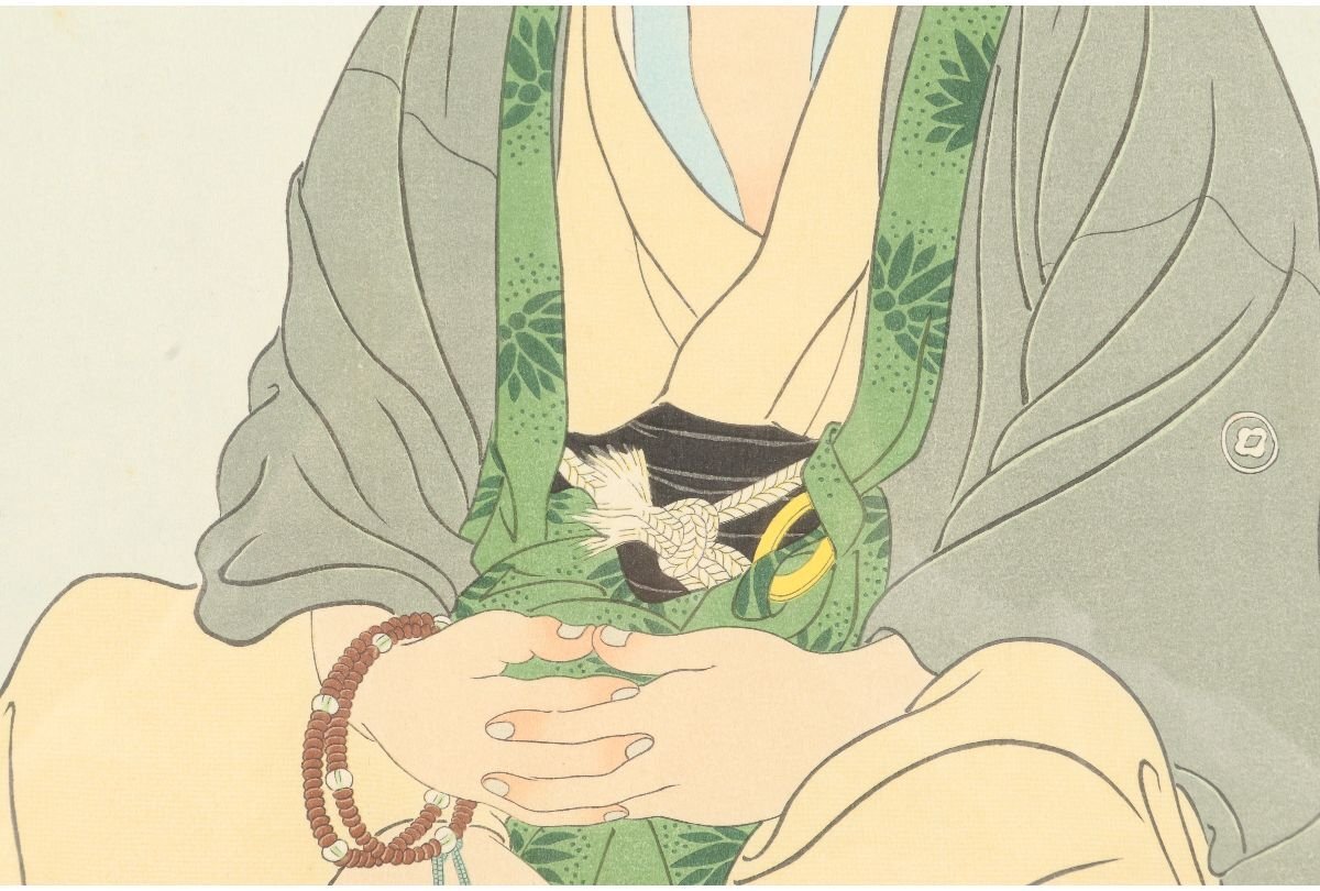 Paul Jaclay " Old man with beads"