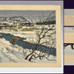 Kitaoka Fumio "Snowy Road Along the River"
