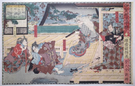 Utagawa Kuniteru"Iga Koshi Dochu Sugoroku 2"