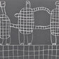 Motonaga Sadamasa "Black on white mesh"