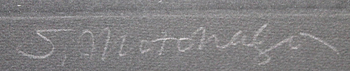 Motonaga Sadamasa "Three shapes (black)"