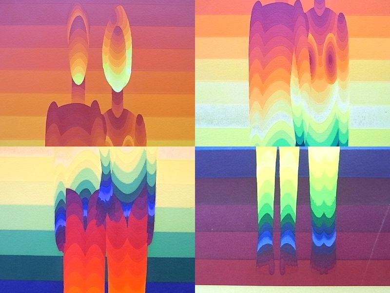 Ay-O "Rainbow Couple"