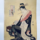 Chobunsai Eishi "Beauties of the Yoshiwara as Six Floral Immortals"