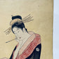 Chobunsai Eishi "Beauties of the Yoshiwara as Six Floral Immortals"