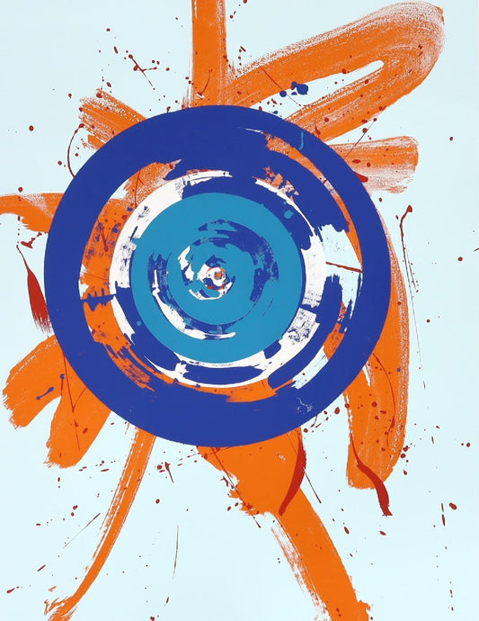 Shiraga Kazuo "Circle in Orange"