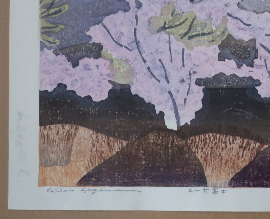 Hagiwara Hideo "Hanagasumi 36 Fuji"