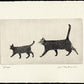 Nakai Takeshi "Walking, Two Cats"
