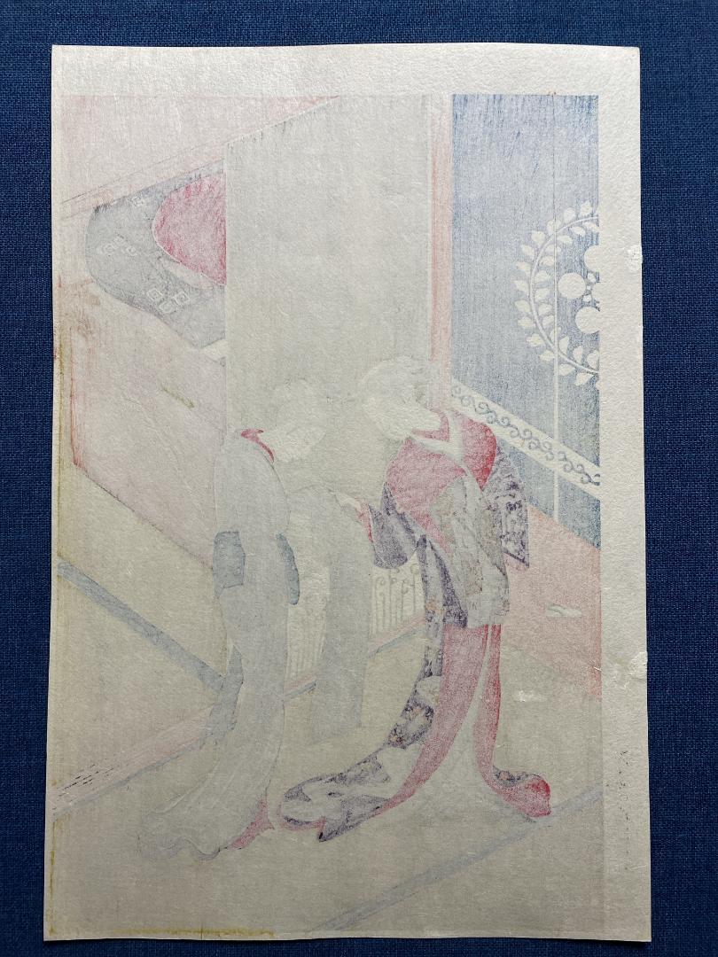 Shunshin Suzuki "Two beauties in a tatami room"