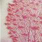 Nishida Tadashige "Red clump of Trees"