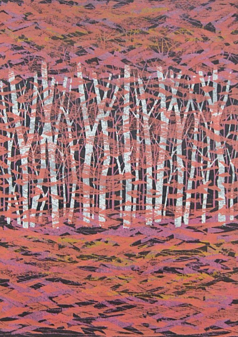 Fumio Fujita"Autumn Woods D"