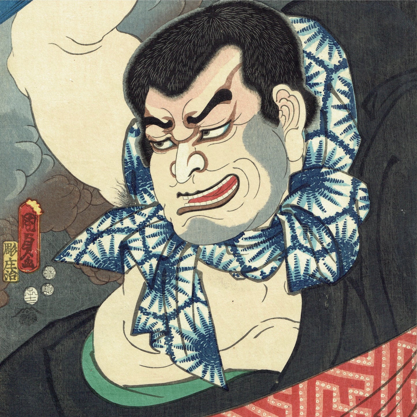 Kunisada Ⅱ "Hakkenden Inu no Soshi no Uchi: Ka Ushi Osho"