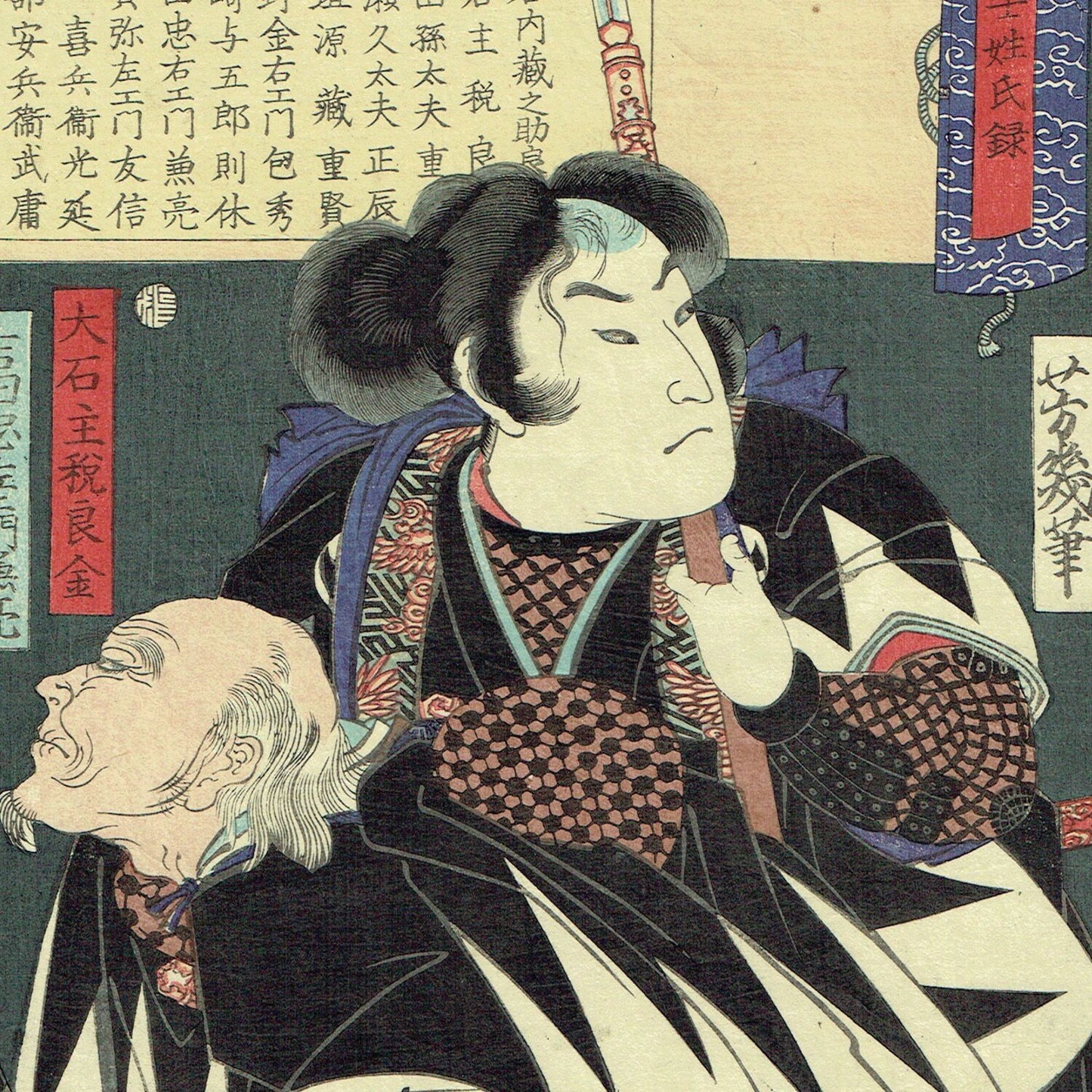 Ochiai Yoshiiku "Surnames of volunteers"
