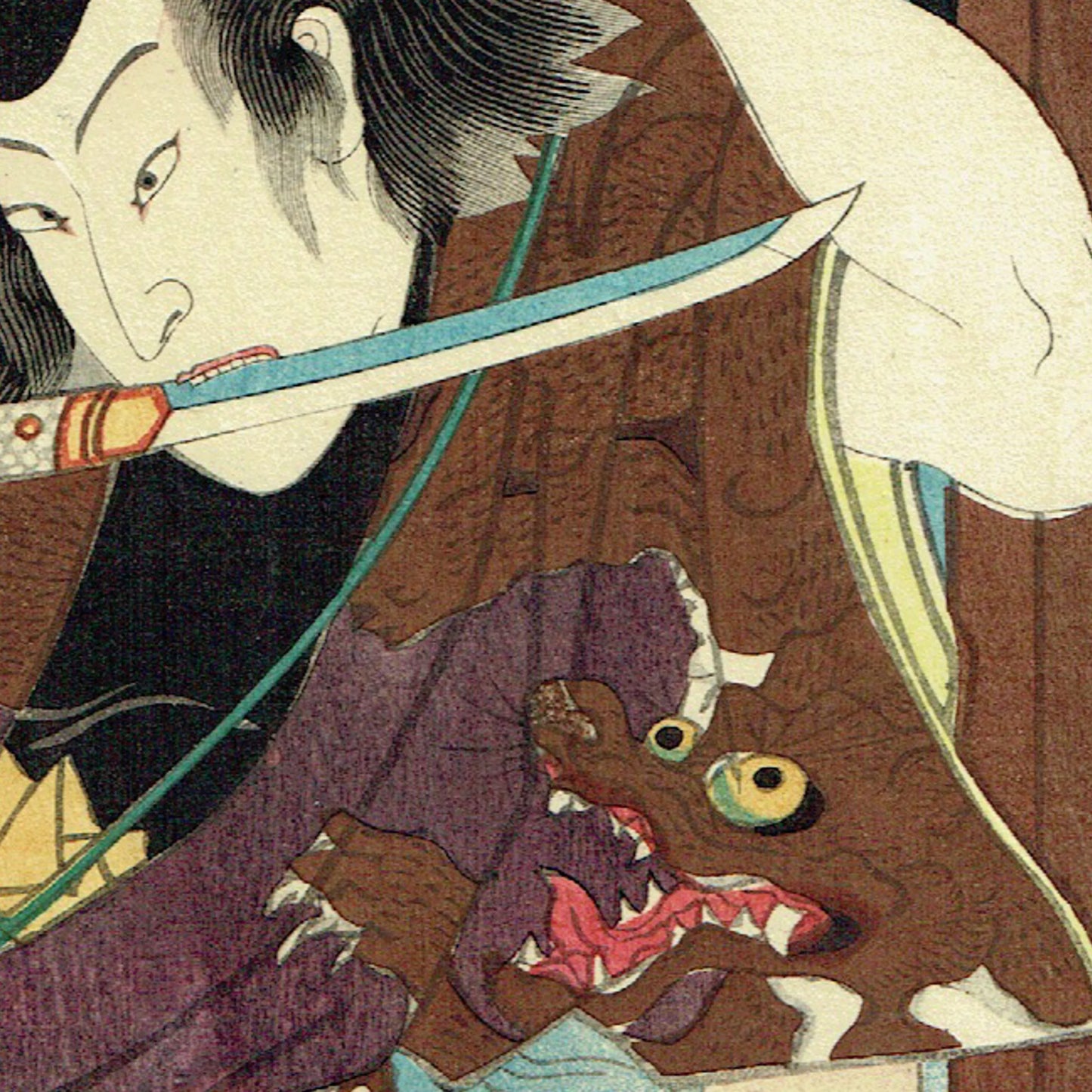 ToyokuniⅢ "Toyokuni Manga Illustration, Ookaminoakujiro"