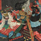Utagawa Yoshitsuya "Kousaka Danjoh no chu versus Honjoh Mimasaka no kami, from the series One-to-One Combats at the Great Battle of Kawanakajima"