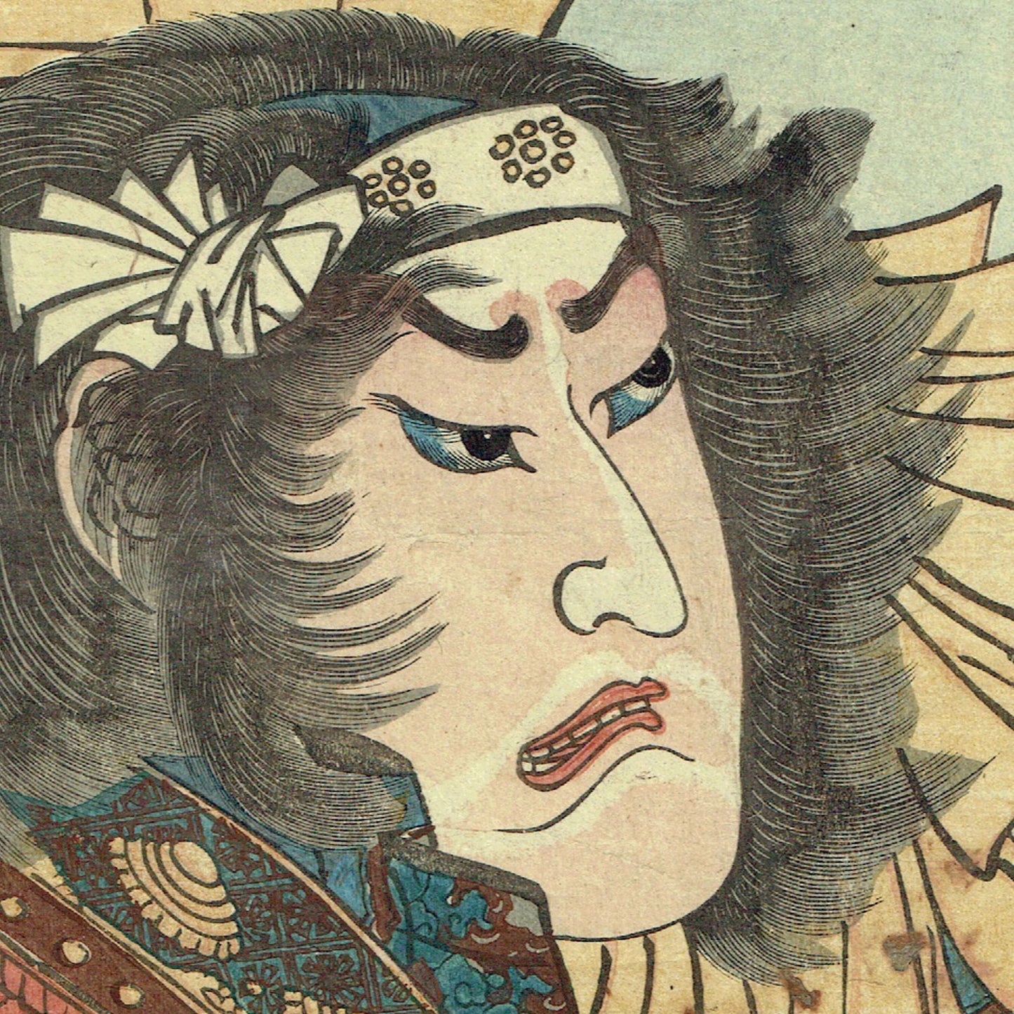 Utagawa Kuniyoshi "Kawanakajima 100 brave generals in battle"