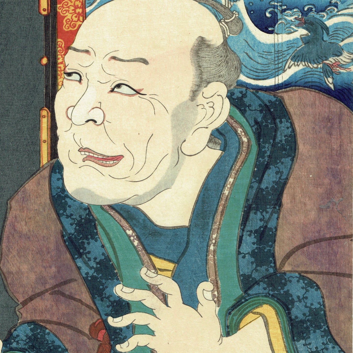Kunisada II "Hakkenden Inu no Soshi no Uchi: Shokan Gama Roku"