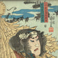 Utagawa Kuniyoshi "Kawanakajima 100 brave generals in battle"