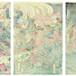Toyohara Kunichika "A drawing of the stormy winds at Omonoura in Seshu in the 4th year of Bunji"