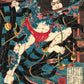 Utagawa Kuniyoshi "White Stripe in the Waves Zhang Shun, from the series One of the 108 Heroes of the Popular Water Margin"