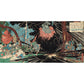 Utagawa Kuniyoshi "The ghost of wicked Genta Yoshihira attacking Namba Jiro"