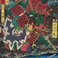 Utagawa Yoshitsuya "Hara Mino no Nyudo versus Nagao Nobukage, from the series One-to-One Combats at the Great Battle of Kawanakajima"