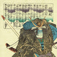Utagawa Kuniyoshi "Honcho Buyu Kagami, Taira no Tomomori"