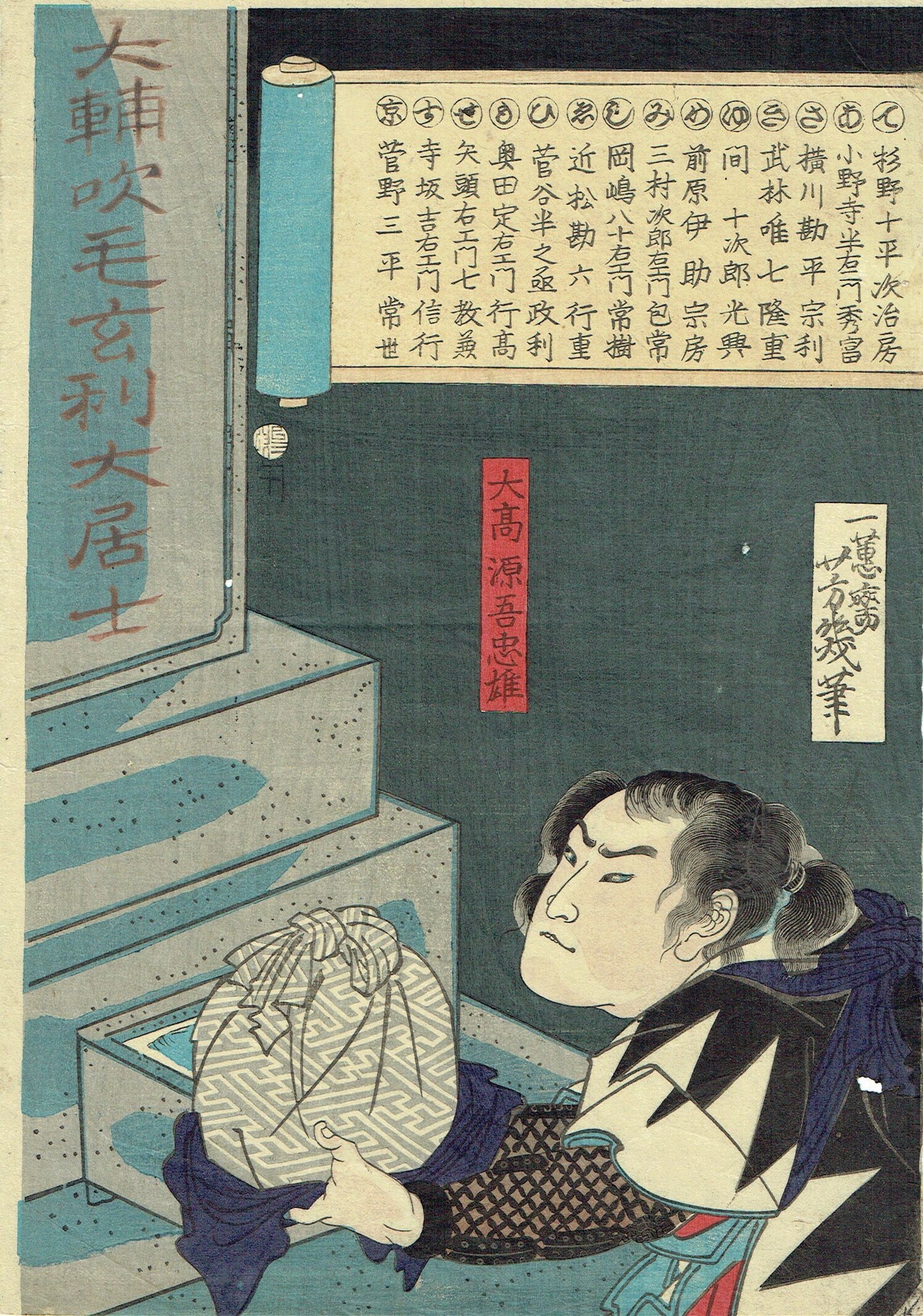 Ochiai Yoshiiku "Surnames of volunteers"