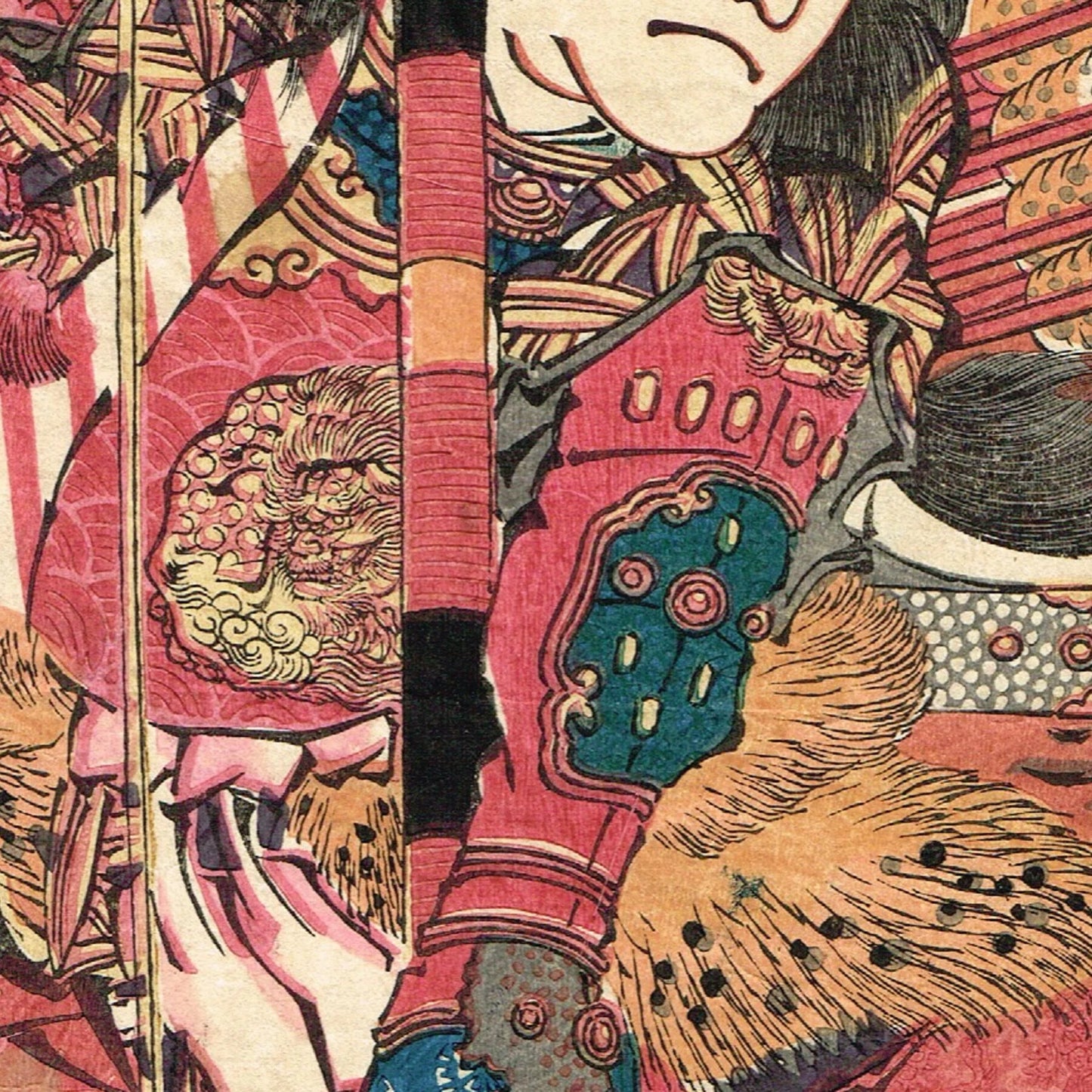 Manjirou Hokuga "Camellia Theory Yumiharizuk(Minamoto-no Tametomo)"