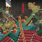 Utagawa Yoshitsuya "Hara Mino no Nyudo versus Nagao Nobukage, from the series One-to-One Combats at the Great Battle of Kawanakajima"