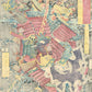 Utagawa Yoshitsuya "Hara Mino no Nyudo versus Nagao Nobukage, from the series One-to-One Combats at the Great Battle of Kawanakajima"