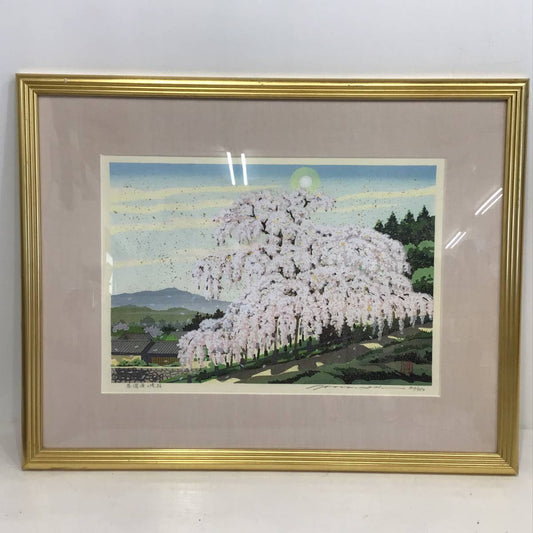 IDO MASAO "Waterfall cherry blossoms"