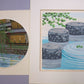 Set of 2 IDO MASAO "Stepping Stones/Gion Shirakawa"